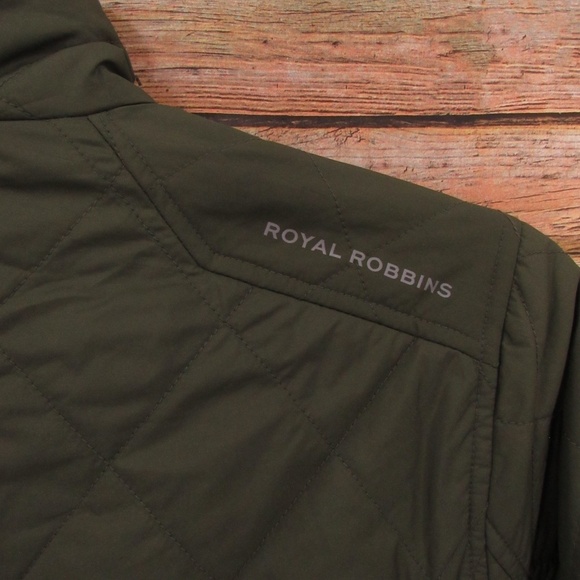 Royal Robins Olive Green Quilt Jacket Women's Standard Fit M - Picture 11 of 16